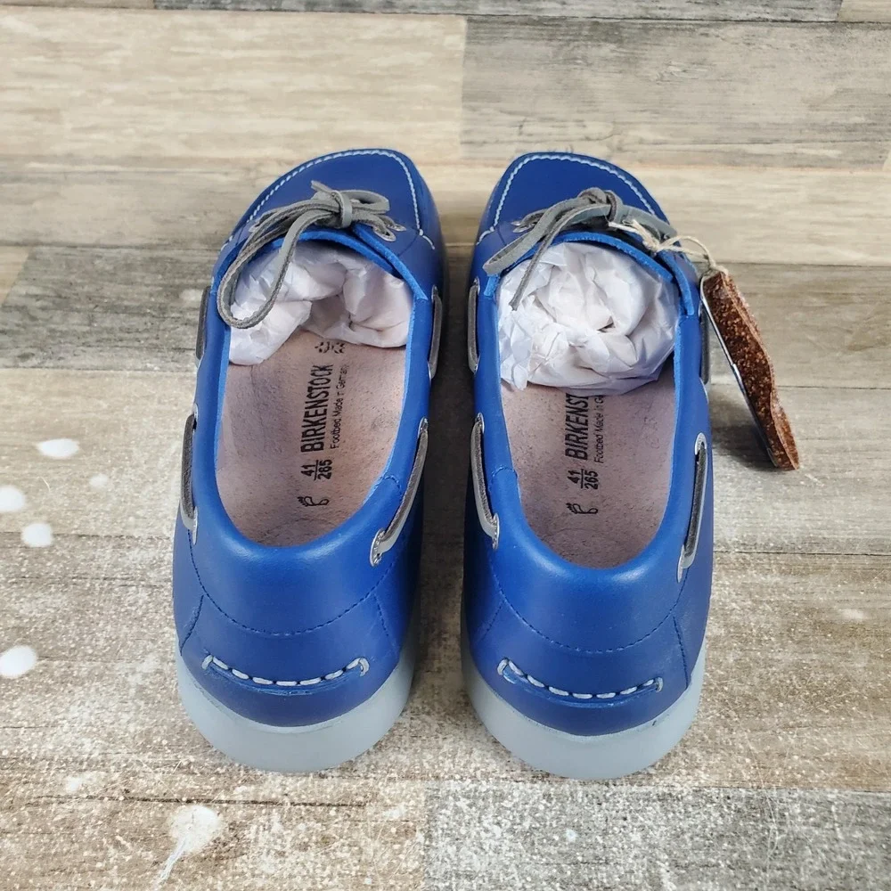 Birkenstock Tennessee Unisex Boat Shoes Mens 8 Womens 10 Leather Casual Sneakers